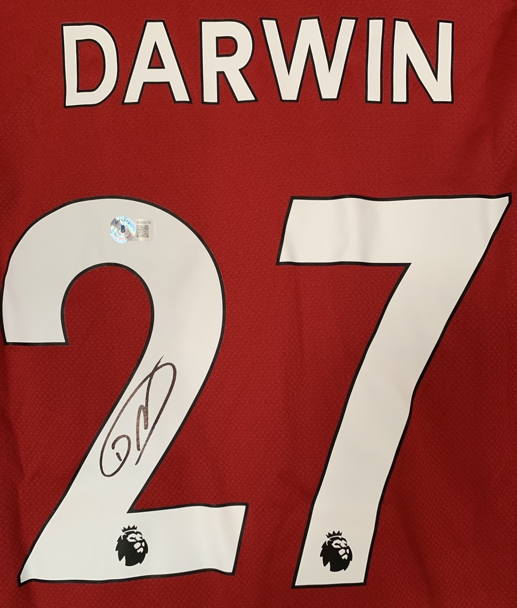 Darwin Nunez Signed Autographed Liverpool 2022/23 Home Jersey with