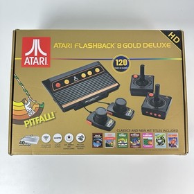 Atari Flashback 8 Gold Deluxe Video Game Console 40th Anniversary Edition