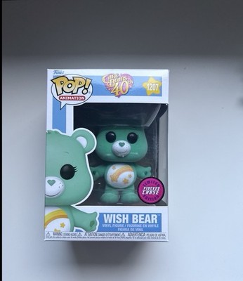 Funko Pop! Animation Care Bears 40th - Wish Bear #1207 Flocked Chase Limited