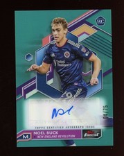 2023 Topps Finest MLS Soccer Aqua Refractor Noel Buck RC Rookie AUTO /75