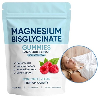 Spnutrition Magnesium Bisglycinate Gummies, with 400Mg Magnesium Bisglycinate Ch