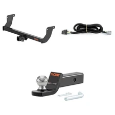 CURT Tow Package Trailer Hitch Wiring Harness 45134 Ball Mount Pin & Clip, 13579