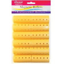 Annie Magnetic Rollers 1 Inch Yellow 12 Pack 12 Packs