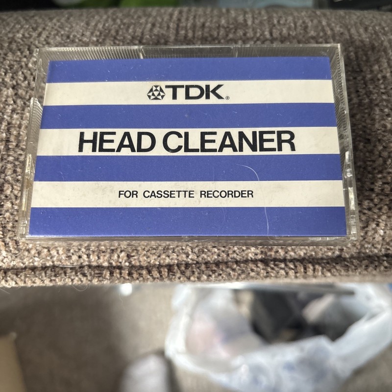 Cassette Tape Recorder, Head Cleaner