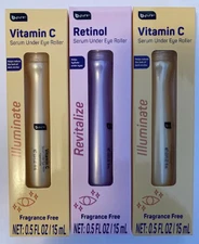 2 B•Pure Retinol Serum & Vitamin C Serum Under Eye Roller, 0.5 oz.