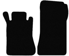 Vorne Autoteppiche für Mercedes CLC 2008-2011, Schwarz Velour