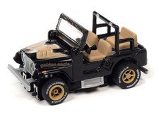SC388B-2 Auto World Xtraction 1979 Jeep CJ-7 HO Scale Slot Car Black
