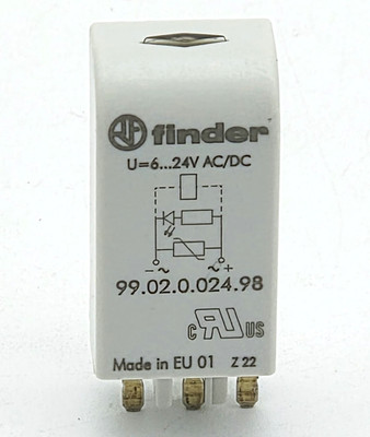 5x Finder 99.02.0.024.98 Anzeige- und EMV Entstörmodul (VE = 5 Stck./5pcs)