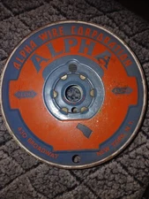 VINTAGE SPOOL ALPHA WIRE CORP. 1561 #22 TYPE MW MIL-w 76A New YORK