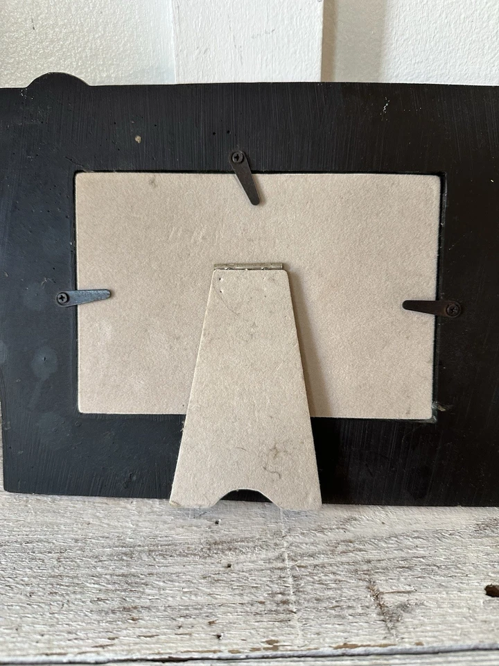 Religious Spiritual Resin Picture Frame 4”x6” Hope Cross Brown Wood Tone - Image 4 of 4