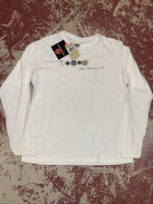Nos Vintage Girls Levi’s Jeans Large Long Sleeve Graphic T-Shirt Usa Made
