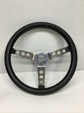 Vintage 13 Hard Rubber Steering Wheel - Rust 3 Spoke 3 12 Dish