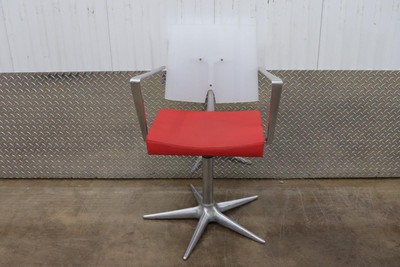 Gamma Bross Salon Chair Red Seat