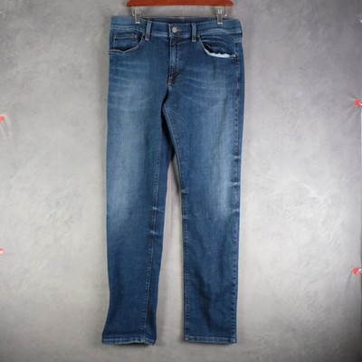 Mott And Bow Jeans Mens 33X32 Blue Slim Medium Wash Stretch Lightweight