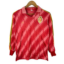 Belgium 1986 World Cup Soccer Jersey Football Shirt Size S