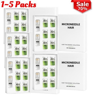 1~5X Microneedle Hair Care Hair Roller Serum - Hair Thickening Solution 30ml