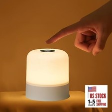 Portable Baby Night Light, 2400mAh, 3 Color Egg Lights for Nursery,