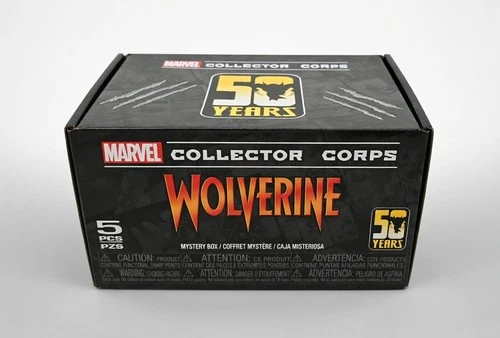 Funko Pop Marvel Collector Corps 50 Years Wolverine Box Size Large New Sealed!