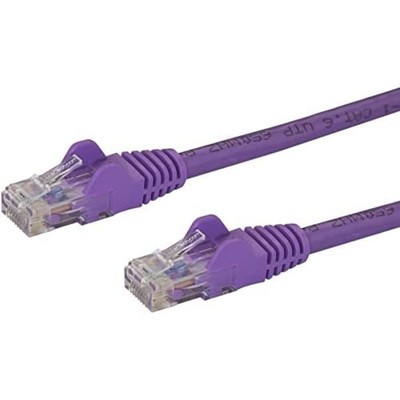 StarTech.com 2m CAT6 Ethernet Cable - Purple CAT 6 Gigabit Ethernet Wire -650MHz