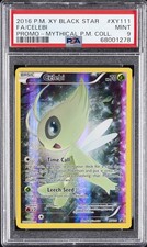 2016 POKEMON XY BLACK STAR PROMO MYTHICAL POKEMON COLL FULL ART/CELEBI PSA 9