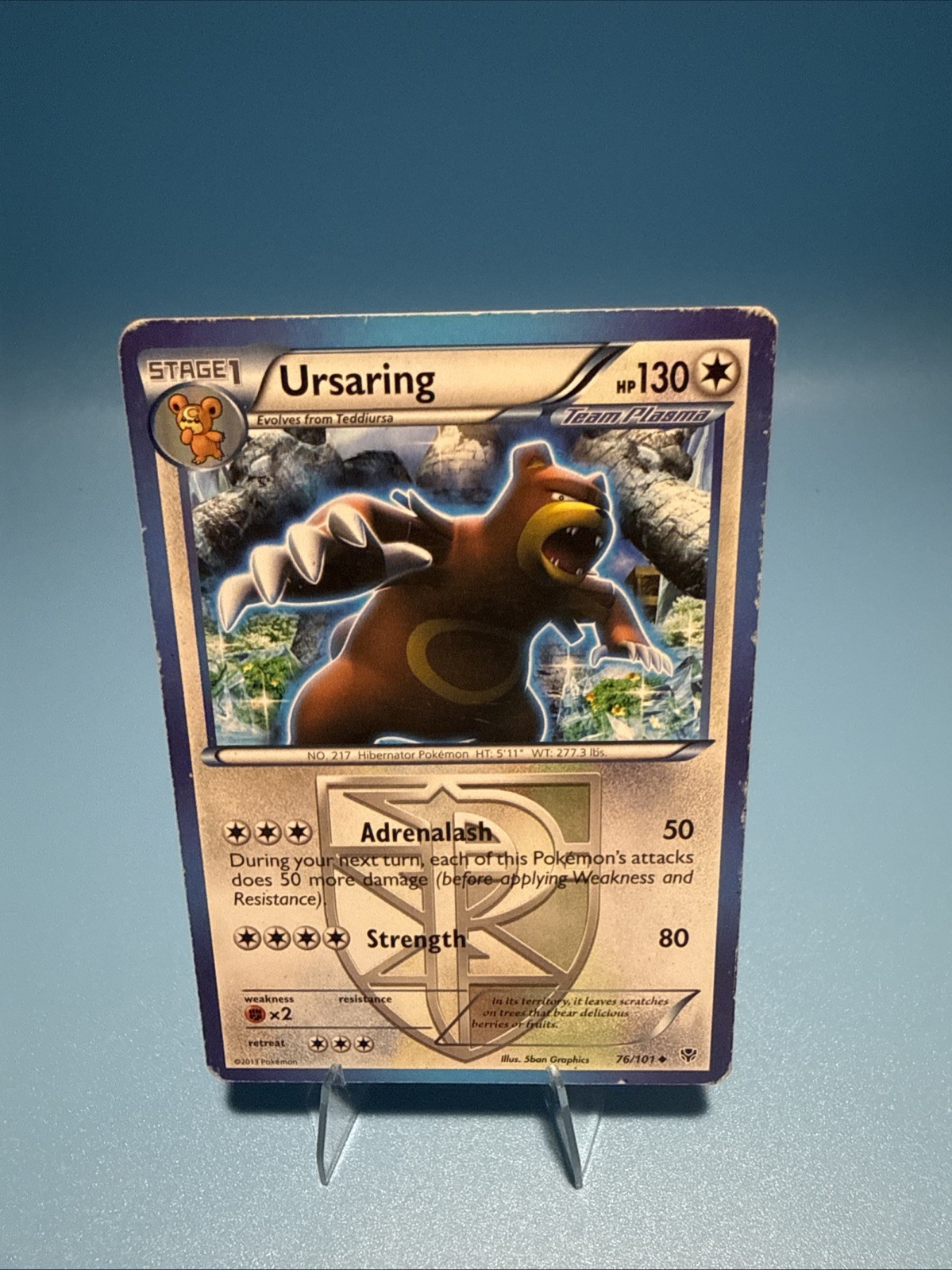 Ursaring (Team Plasma) 76/101 Plasma Blast Pokemon Card