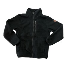 Free Country Boy's FreeCycle Soft Cozy Highland Sherpa Jacket Jet Black, 2T