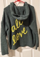 Aerie American Eagle Fuzzy Marshmallow Sherpa Pullover Sweatshirt HoodieSize XS