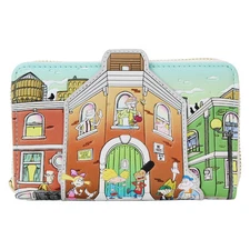 Nickelodeon Hey Arnold! Sunset Arms Boarding House Zip Around Wallet