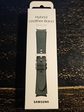 NEW OEM Green Samsung Galaxy Watch4 Hybrid Leather Band 20mm S/M ET-SHR88 SEALED