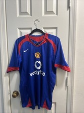 MEN'S MANCHESTER UNITED 2005/2006 RONALDO #7 SOCCER FOOTBALL SHIRT JERSEY SIZE L