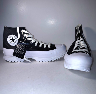 Converse M 9 / W 11 All Star Unisex Lugged 2.0 High Top Black Punk Sneakers