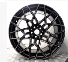 BMW M8 F91 F92 M5 20” FRONT BLACK ALLOY DIAMOND CUT ALLOY WHEEL 8089568 (W-573)