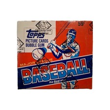 1985 Topps Baseball Cello Box BBCE Sealed FASC Clemens Puckett McGwire HOF RC!