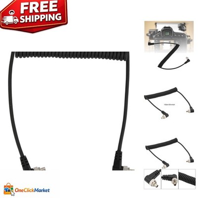 100cm Flash PC Cord - Male to Male Sync Cable for Canon & Nikon Cameras