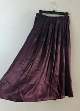 Vintage AGB Iridescent Skirt Size 8 Purple Black Pleated Whimsigoth Y2K  Fairy