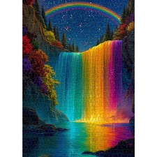 Fantasy Waterfall Nature 1000 Piece Jigsaw Puzzle 27.5 x 19.7 Inch