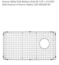 Sink Grid. Side Drain. New High Quality Kitchen Home Accessories Home Decor New