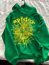 Sp5der Slime Green Hoodie L