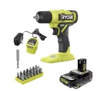 RYOBI ONE 18V Cordless 3/8 in. Drill/Driver Kit with 1 2.0 Ah Battery Charger