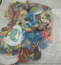 Mixed Lot Of Embroidery Needlepoint Threads DMC Prism Etc