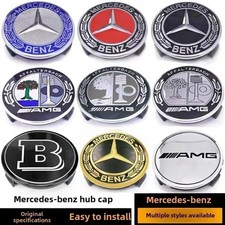  4PCS 75mm Car Wheel Hub Center Cover For Mercedes benz W203 W204 W205 W209 W210