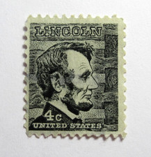 US Stamps Scott 1282 Lincoln 4 Cent 1965 No Gun