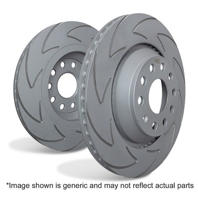 EBC Brakes BSD7741 BSD Series Sport Rotor Set w/Ultra Quiet V Slot Configuration