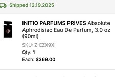 Initio Absolute Aphrodiseac Eau de Parfum Spray 3.04 oz 90 Ml Unisex