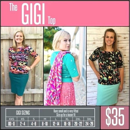 BNWT LuLaRoe Plus Size L (12/14) Gigi RARE LEGGING FABRIC Christmas Santa Top - Picture 8 of 8