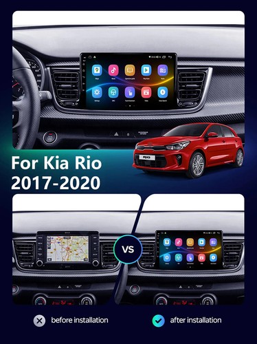 For Kia RIO YB KX Cross Stonic GPS Navigation Radio Video Carplay Car Multimedia - Foto 7 di 32