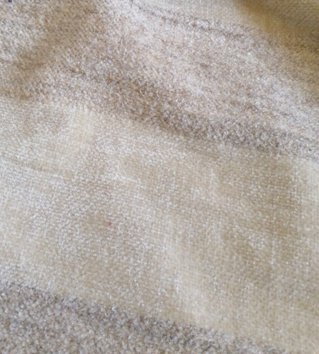 Andrew Martin moquette chenille FR fabric vanilla stripe Montelimar 200x140cm - Picture 4 of 10