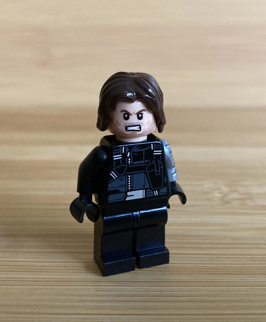 LEGO Marvel Super Heroes Bucky Barnes Winter Soldier Minifigure 76047 Used