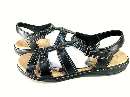 Black Low Heel Sandals 