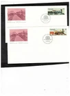 CANADA 1984  2 TRAIN ENGINES on FDC  cat #1036-7 MNH   BOX 512